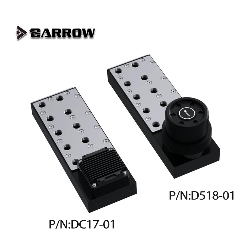 Integrated Pump Reservoir Distro Plate - Barrow Edelstahl POM Verteilerplatte / Board