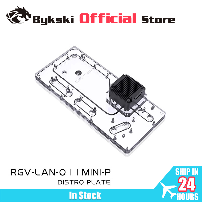 Distro Plate Ddc Pump Combo - BYKSKI RGV-LAN-O11MINI-P Wasserkühlsystem Waterway Board für