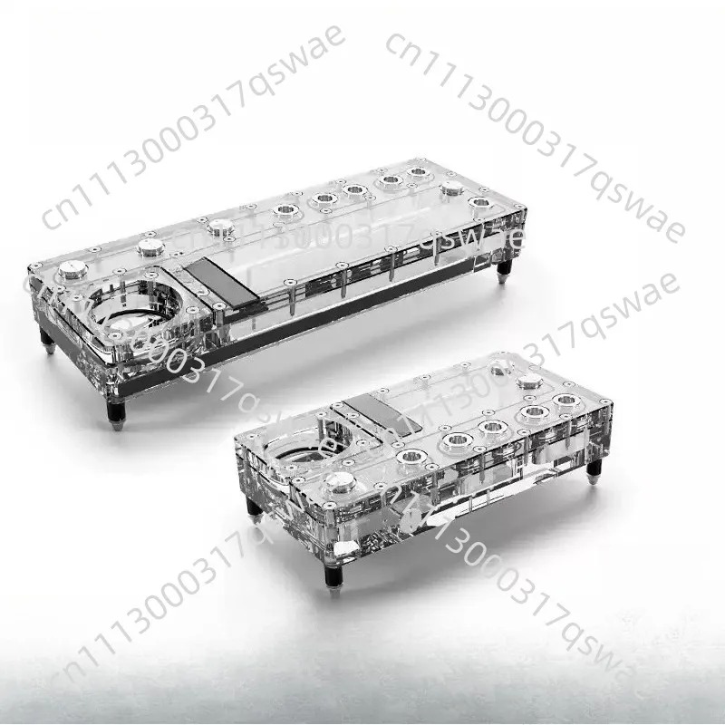 Integrated Pump Reservoir Distro Plate - Core Distro Plate 240/360 links/rechts mit