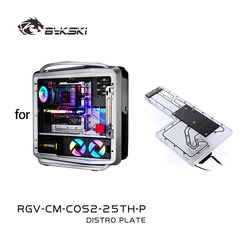 Distro Plate Ddc Pump Combo - BYKSKI RGV-CM-COS2-25TH-P Acryltank zur Verwendung für