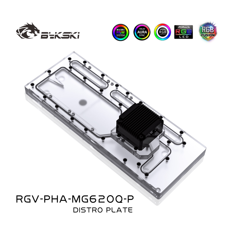 Distro Plate Ddc Pump Combo - BYKSKI Acryltank für PHANTEKS MG620Q Computergehäuse
