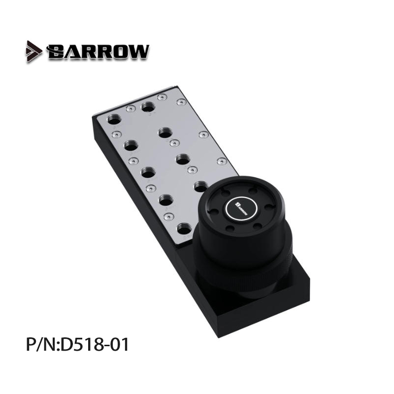 Integrated Pump Reservoir Distro Plate - Barrow DC17-01 Edelstahl POM Verteilerplatte /