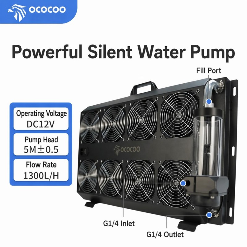 OCOCOO Integriertes Externes W – External Radiator Water Cooling Kit Bewertung und Preis
