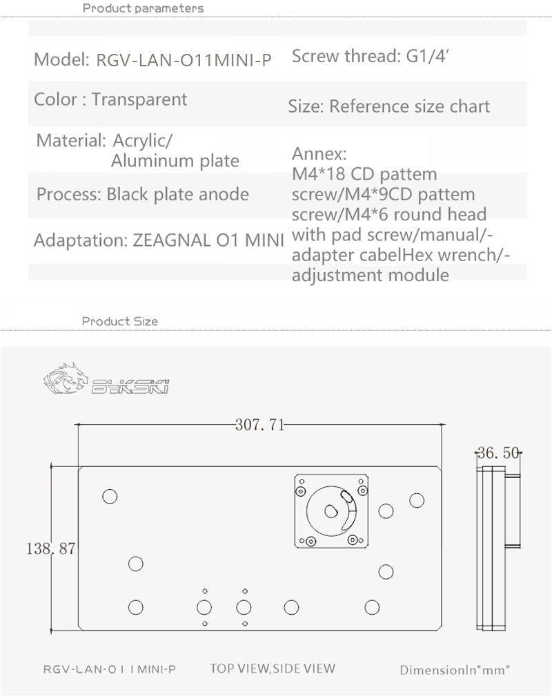BYKSKI Wasserkühlsystem Waterw – Distro Plate Ddc Pump Combo Bewertung und Preis