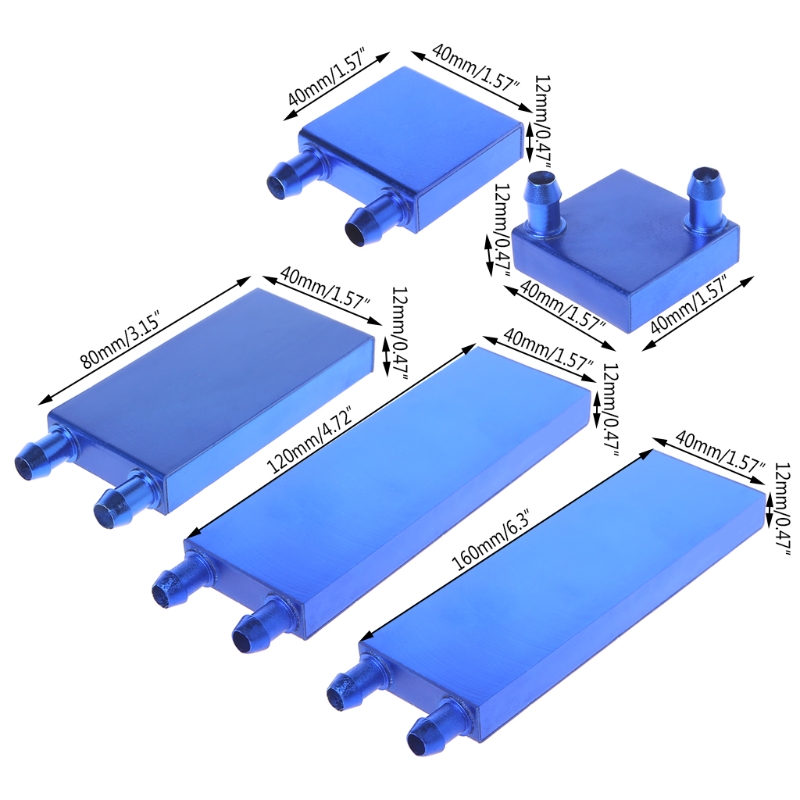 40 80 160mm Aluminium Wasser k – Chiller Water Cooling System Pc Bewertung und Preis