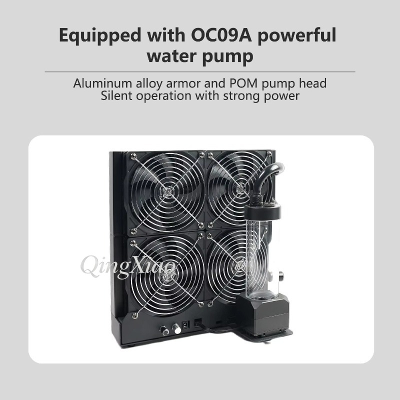 4-Lüfter-Kühlerpumpe und integ – External Radiator Water Cooling Kit Bewertung und Preis